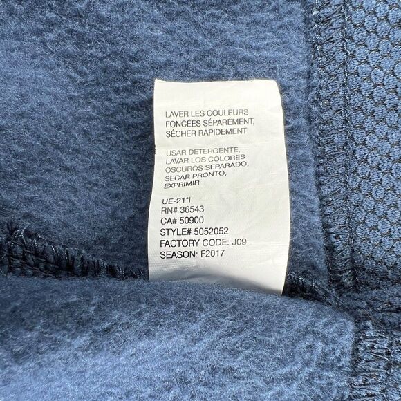 Van Heusen Jacket Men's Size Large Blue Traveler Honeycomb Athletic Fleece Vest - Picture 10 of 10